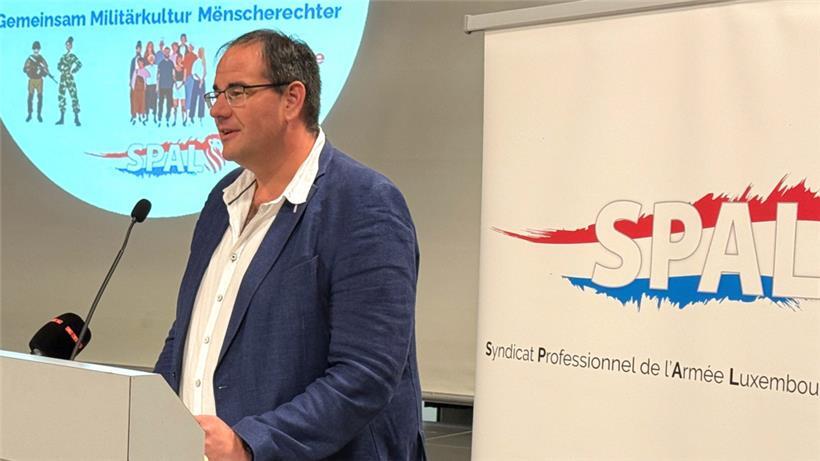 SPAL-Vize Tom Braquet bei der Generalversammlung der Gewerkschaft im September
