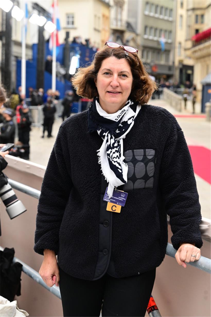 Sabine Schwadorf ist am Freitag für eine Trierer Zeitung im Einsatz
