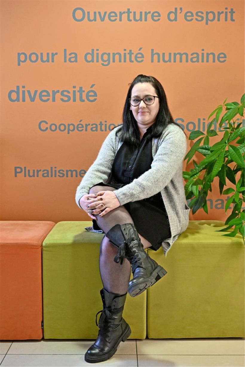 Sabrina Barthel, die Leiterin des Rot-Kreuz-Dienstes „Perspectives“, der aktuell 86 Jugendliche und junge Erwachsene betreut
