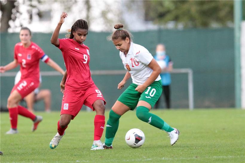 Sadine Correia (l.) hat sich vorgenommen, hart für ihren Stammplatz in Saarbrücken zu kämpfen
