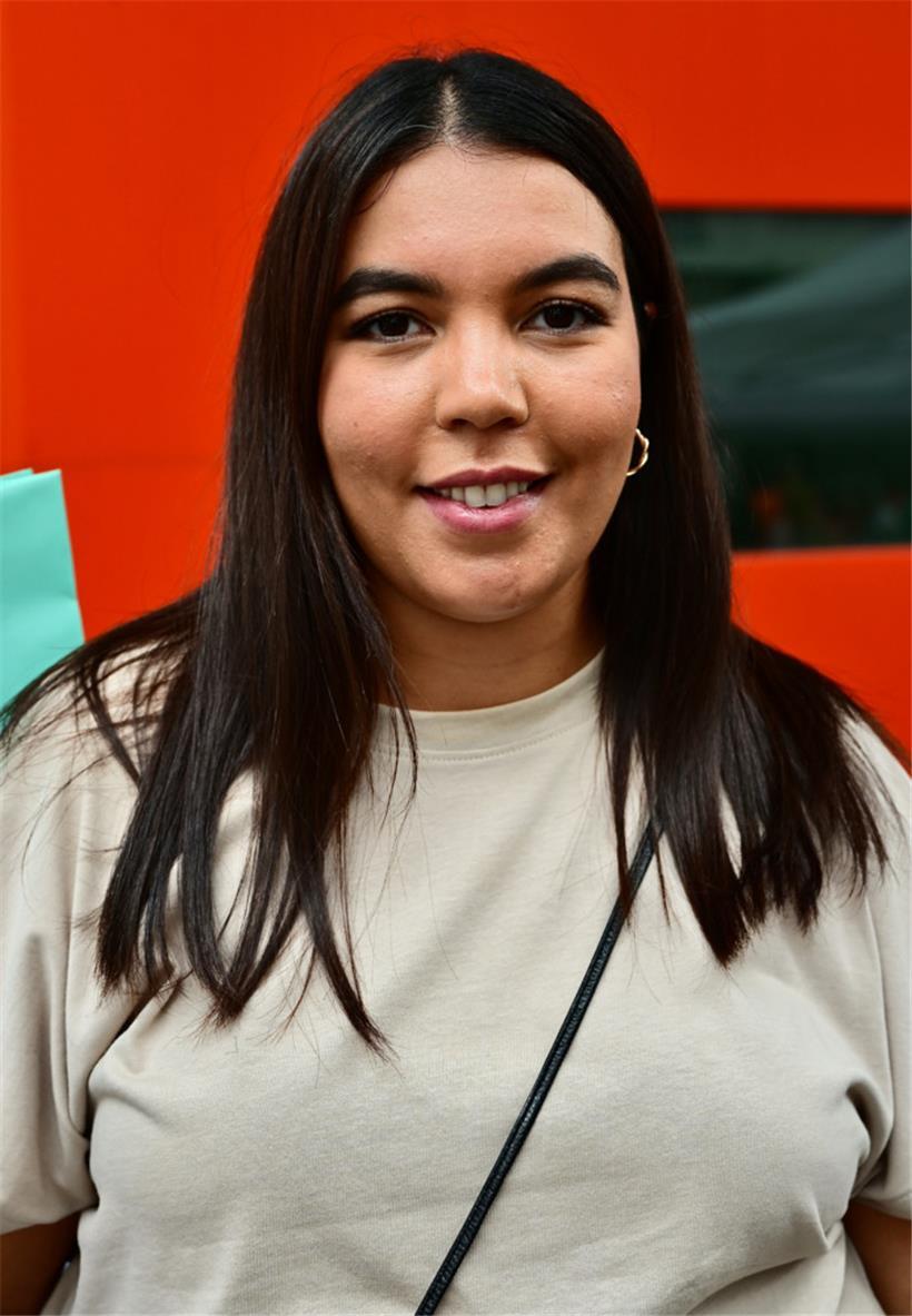 Sagida El Annouri hat schon oft auf der Veranstaltung gearbeitet und stellt fest...