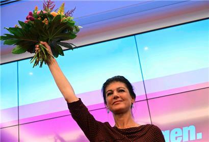 Sahra Wagenknecht kann mit dem Ausgang der Landtagswahlen zufrieden sein 
