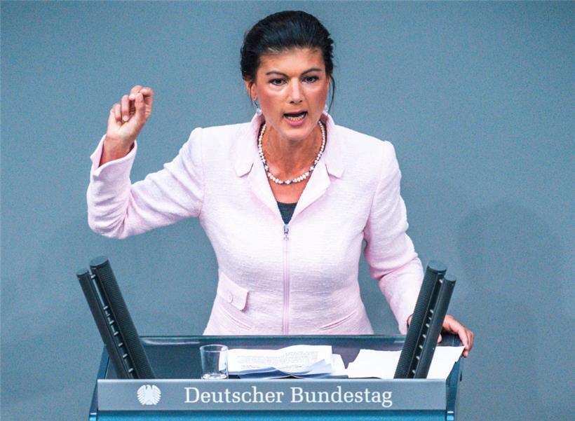 Sahra Wagenknecht setzt die Linke in Deutschland mit dem Ansinnen einer Parteineugründung unter Druck
