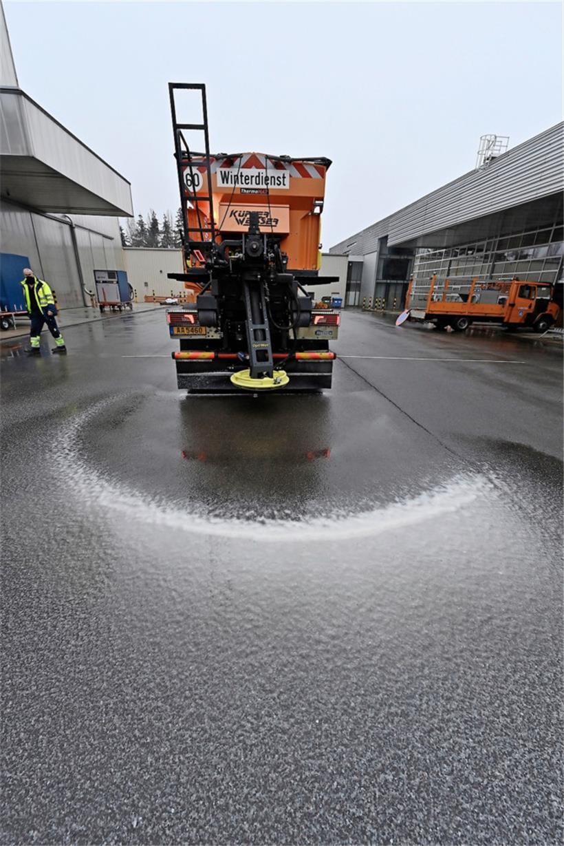 „Salage à sec“: Die Straßenbauverwaltung bereitet sich jedes Jahr mit einem Trockentest auf den Winter vor
