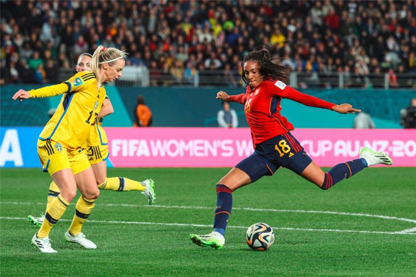 Salma Paralluelo und Spanien sind im Finale eher in der Außenseiterrolle
