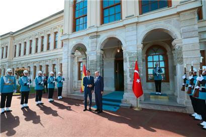 Sanchez und Erdogan am Freitag in Istanbul
