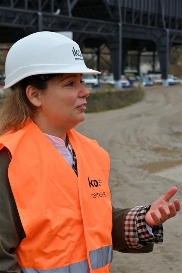 Sandra Huber besetzt seit April die Geschäftsführung von IKO Real Estate und ist Bauleiterin des Projekts „Rout Lëns“
