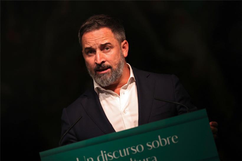 Santiago Abascal, Vorsitzender der spanischen Partei Vox
