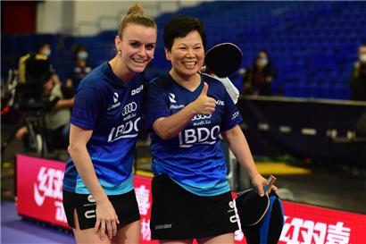 Sarah de Nutte (l.) und Ni Xia Lian
