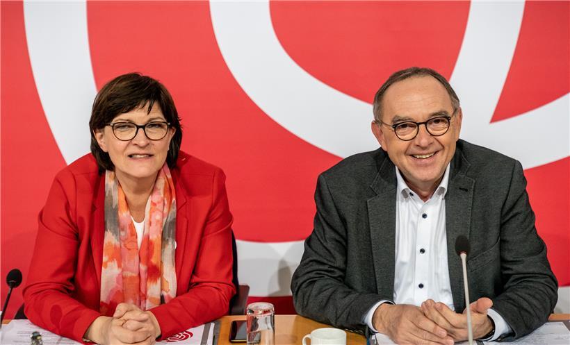 Saskia Esken und Norbert Walter-Borjans
