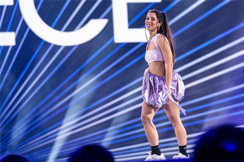 Sátti lors de l’Eurovision 2024
