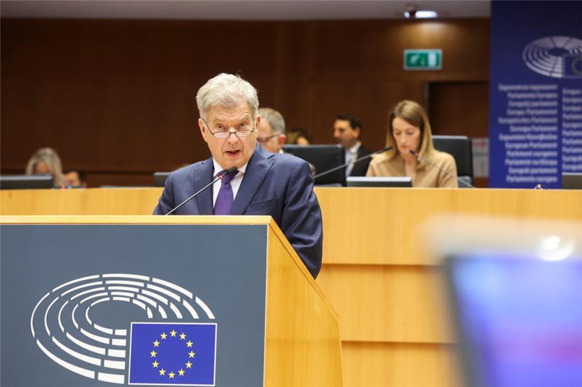 Sauli Niinistö fordert mehr Investitionen in die Sicherheit in der EU
