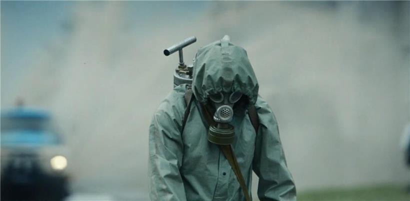Scène issue de la mini-série „Chernobyle“ (2019)