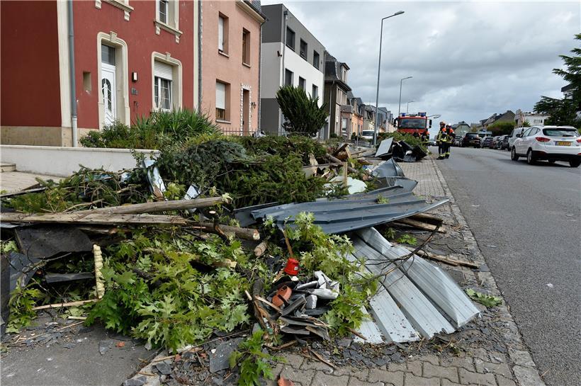 Schäden in Millionenhöhe hinterließ der Tornado
