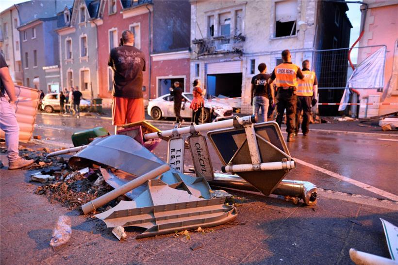 Schäden nach dem Tornado in Petingen im Jahr 2019