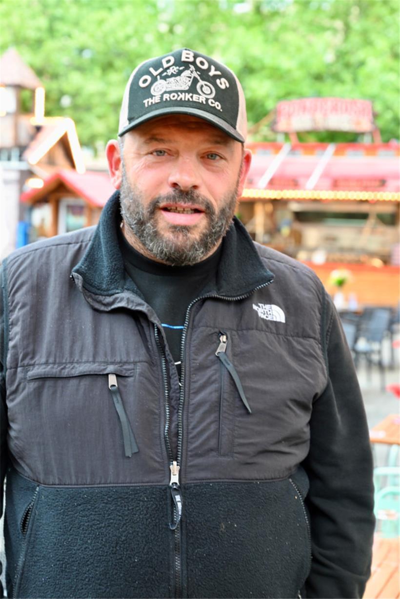 Schausteller Steve Clement hat nichts dagegen, wenn die neue Idee im nächsten Ja...