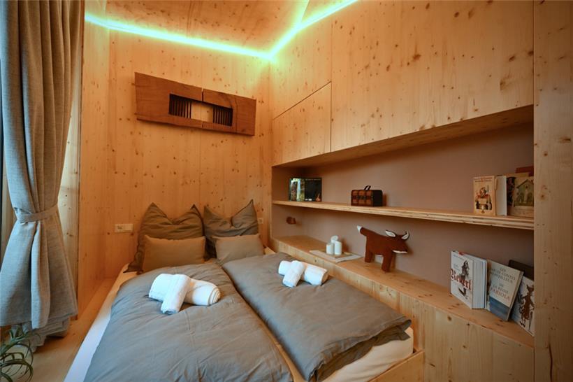 Schlafzimmer im „Gîte“