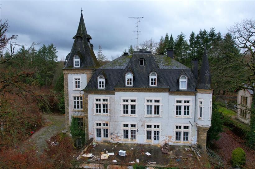 Schloss Buschland heute. Im Volksmund „Château Arabia“ genannt, weil einst ein Scheich dort wohnte
