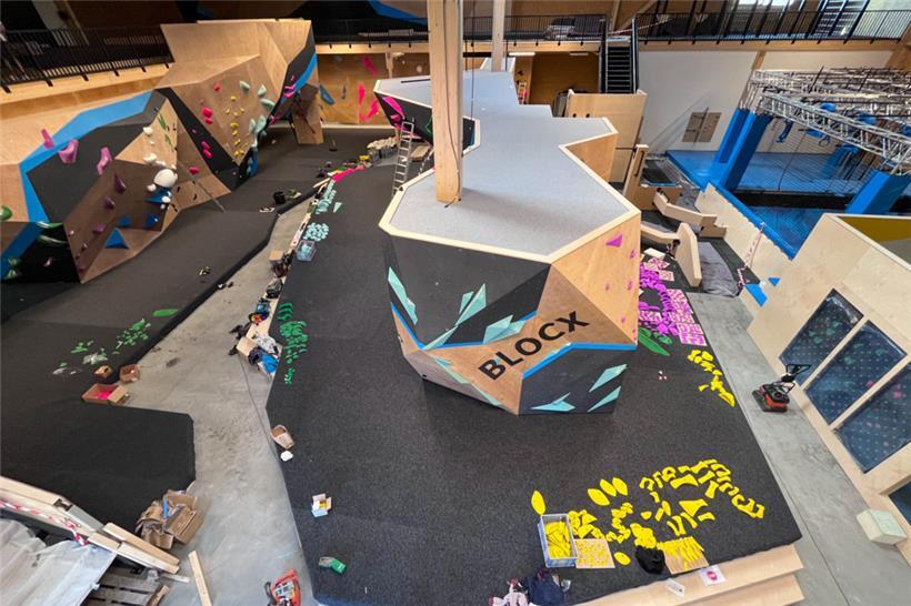 Schlussspurt: Ab 15. Oktober soll die neue Boulderhalle in Esch ihre Türen öffnen   
