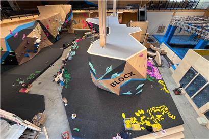 Schlussspurt: Ab 15. Oktober soll die neue Boulderhalle in Esch ihre Türen öffnen   
