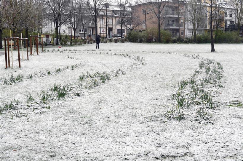Schnee auch in Luxemburg-Stadt
