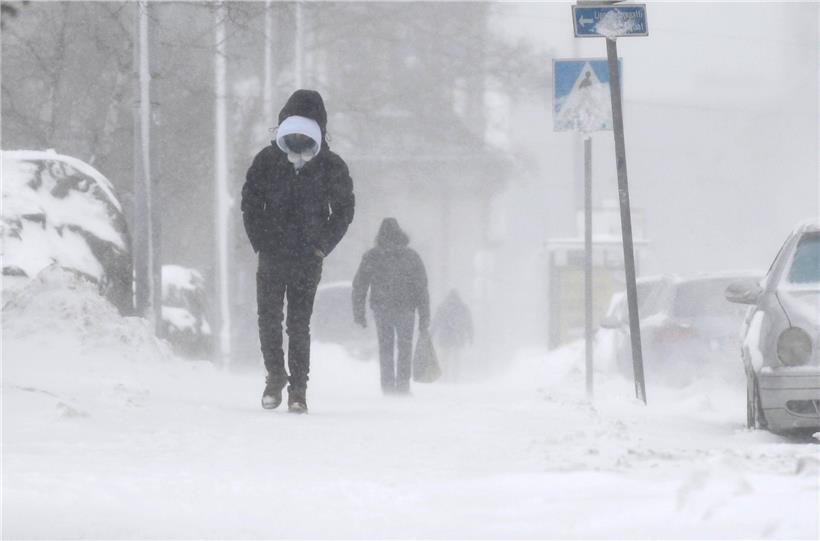 Schnee fällt in Europas nördlichster Hauptstadt Helsinki: Die Finnen kamen bislang gut durch die Corona-Krise
