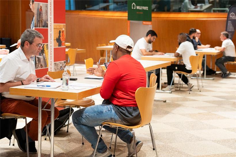 Schnell zurück in den Job: Dabei sollte der „Jobday“ den Ex-Cardoso-Mitarbeitern helfen
