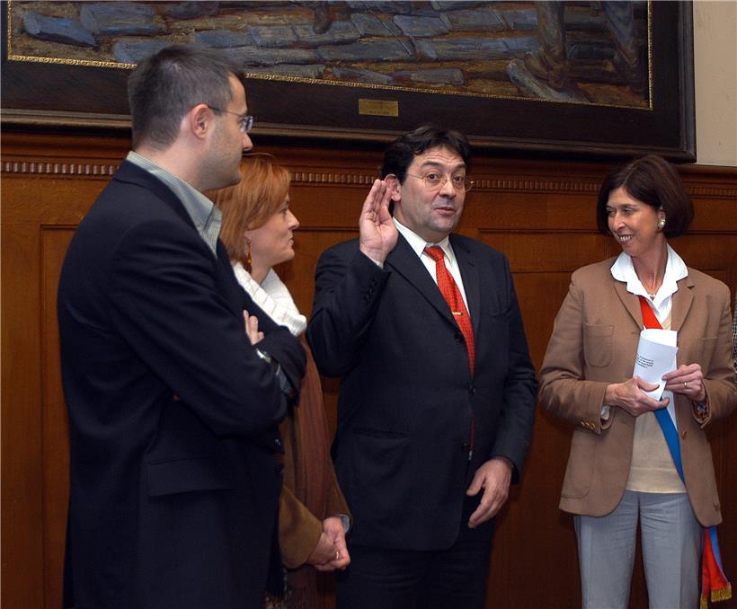 Schöffe ab 2002 (v.l.n.r.): Felix Braz, Vera Spautz, Henri Hinterscheid und Lydia Mutsch

