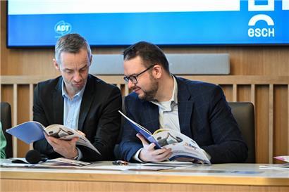 Schöner wohnen: Georges Mischo und Christian Weis im März vergangenen Jahres
