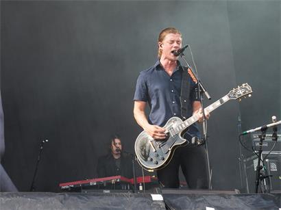 Schon lange im Geschäft: die Band Interpol beim „Rock im Park“ im Jahr 2015