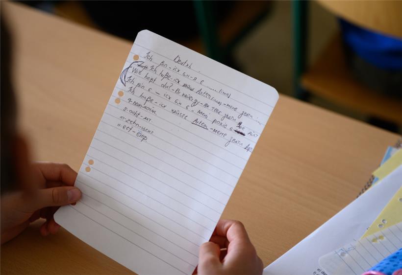 Schüler mit einem Flüchtlingshintergrund werden in sogenannten CSAE betreut
