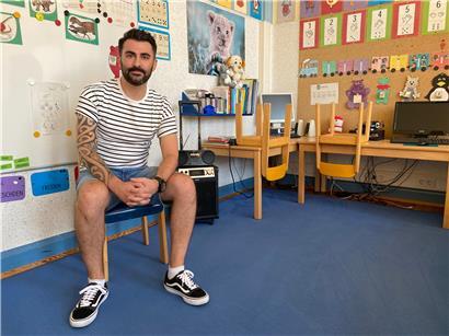 Schulpräsident Cyril Grün glaubt nicht, dass es gut ist, die Kinder unter diesen Bedingungen in die Schule zu schicken
