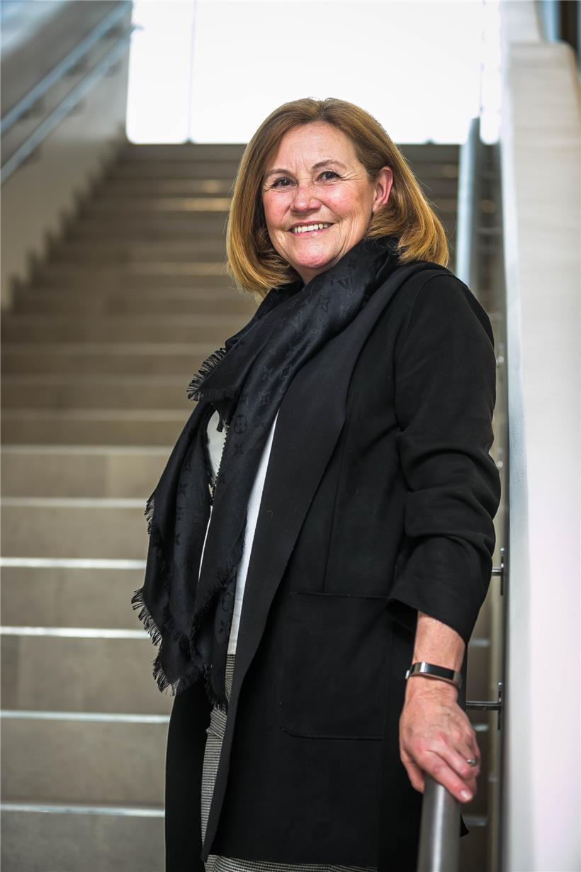 Schulschöffin Josiane Di Bartolomeo-Ries kennt das neue Gebäude bereits in- und auswendig
