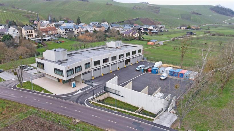 Schwebsingen: das neue Atelier der kommunalen Dienste. 2024 soll Eröffnung sein.