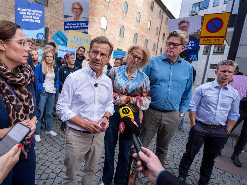 Schwedens Premierminister Ulf Kristersson steht kurz vor der Wahl wegen der Russland-Affäre bei den Schwedendemokraten unter Druck