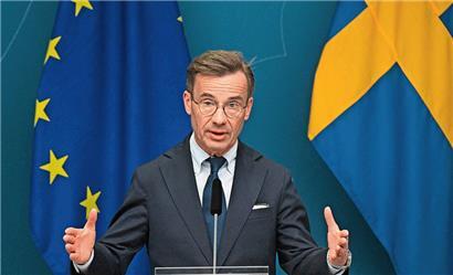 Schwedens Premierminister Ulf Kristersson und seine Regierung haben dem NATO-Beitritt höchste Priorität zugeordnet
