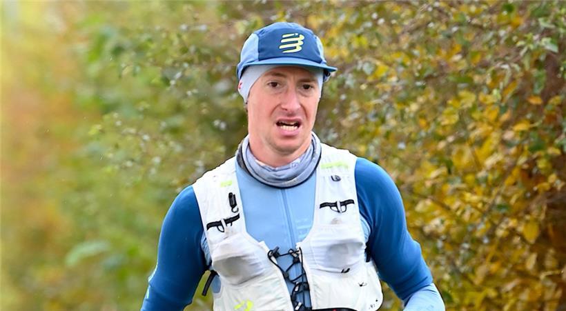 Sébastien Carabin legte die 57 Kilometer in weniger als viereinhalb Stunden zurück
