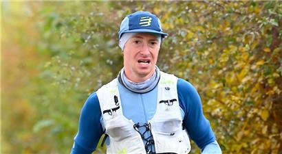 Sébastien Carabin legte die 57 Kilometer in weniger als viereinhalb Stunden zurück
