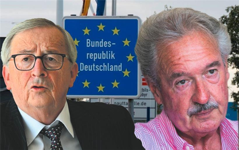 Sehen die deutschen Grenzkontrollen mit großer Skepsis: Jean-Claude Juncker und Jean Asselborn 
