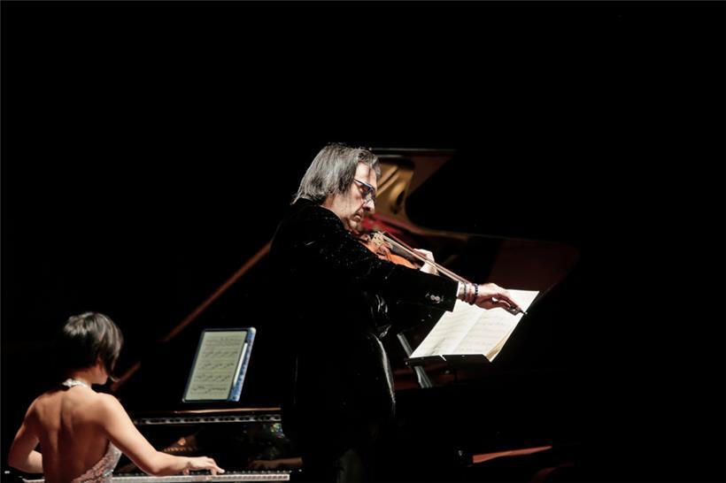 Sehr professionell, aber der Dialog fehlte: Yuja Wang (Klavier) und Leonidas Kavakos (Violine)
