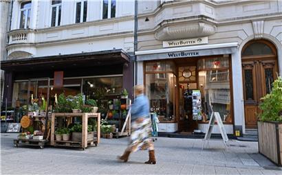 Seit 2007 gibt es den „WeltButtek“ in der Fußgängerzone in Esch; in 30 Jahren Bestehungsgeschichte ist der Laden mehrmals umgezogen
