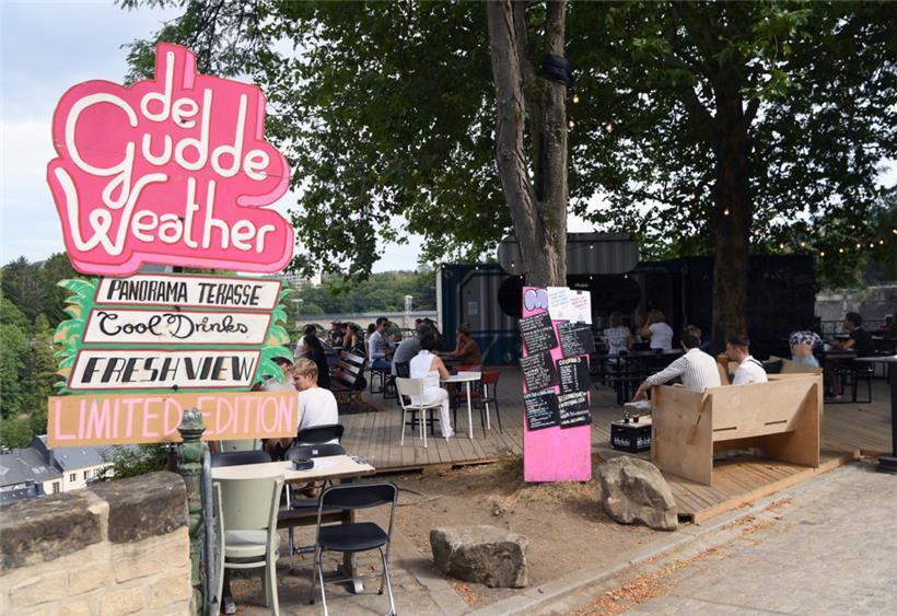 Seit 2020 hat „de Gudde Wëllen“ eine eigene Terrasse. Im kommenden Jahr kommt – erstmal vorübergehend – eine weitere hinzu.
