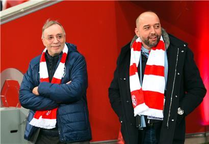 Seit Januar 2017 ist der Luxemburger Gérard Lopez (rechts) Eigentümer des OSC Lille. Nun steht er vor dem Verkauf des Klubs. 
