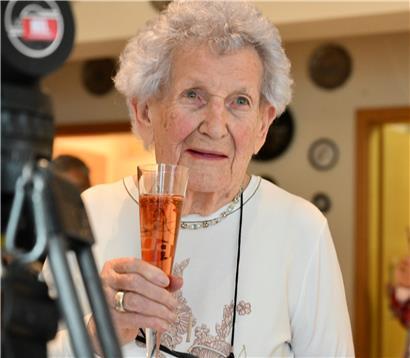 Seit Mittwoch im Klub der 100er: Marie Ginter-Bonichaux

