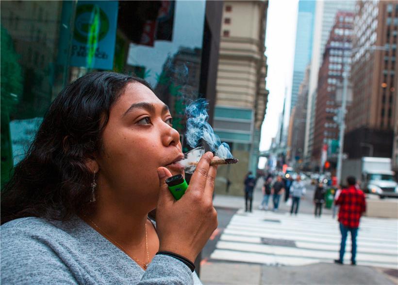 Seit Mittwoch ist der Konsum von Cannabis im US-Bundesstaat New York legal
