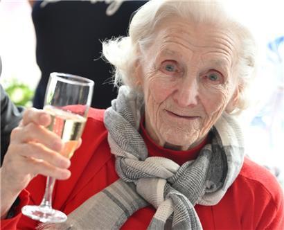 Seit Montag 100 Jahre jung: Marie-Françoise „Mayou“ Delrez
