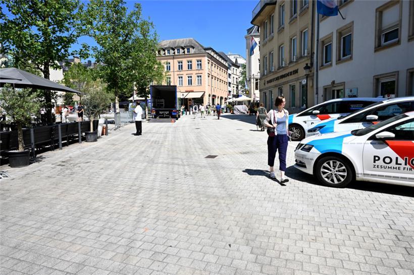 Seit November 2020 ist die rue du Fossé für den Durchgangsverkehr geschlossen – ...