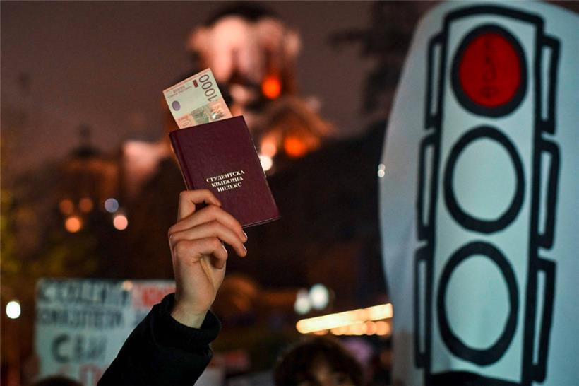 Seit Wochen wird in Belgrad gegen Korruption und Vetternwirtschaft demonstriert
