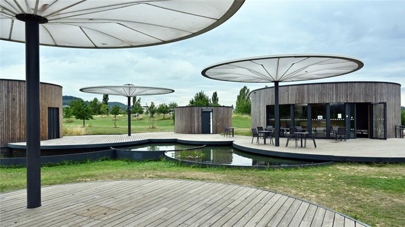 Seit dem 9. Mai ist das kleine Café im Park Belval geöffnet
