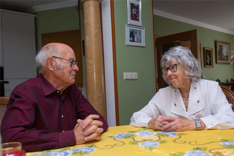 Seit mehr als sechs Jahrzehnten sind Nicolas und Nicole Thiry-Bidaine miteinander verheiratet
